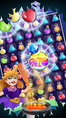 Halloween Magic Go with witchcraft match 3 saga 2016 : new free potion bubble mania blast classic puzzle