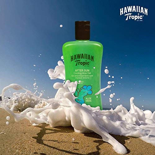 Hawaiian Tropic After Sun Gel Cooling Aloe - Gel After Sun de Aloe Vera para Piel Irritada por el Sol, Loción Refrescante Hipoalergénica y Dermatológicamente Probada, Pack 3 Unidades x 200 ml