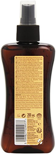 Hawaiian Tropic Protective Dry Spray Oil SPF 8 - Aceite Seco Bronceador con Protección Baja, Fragancia de Coco y Guayaba, 200 ml