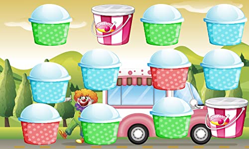 Helado ! juego para los niños : descubrir el mundo de los helados ! juegos para niños - Explora una heladería y el camión de helados - GRATIS