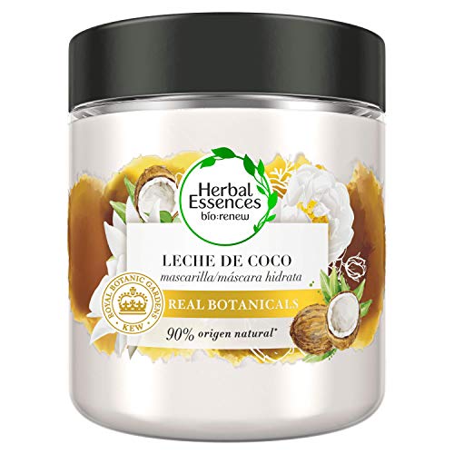 Herbal Essences bio:renew - Mascarilla con Leche de Coco para Hidratación, 250 ml