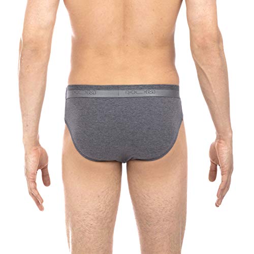 HOM - Para Hombres - Mini Briefs 'HO1' - Slip Calzoncillos - Grey - Tamaño 2XL