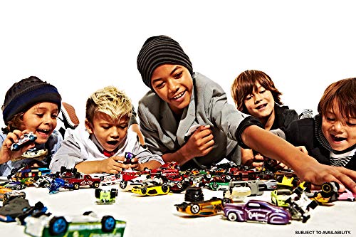 Hot Wheels Pack de 10 vehículos, coches de juguete (modelos surtidos) (Mattel 54886)