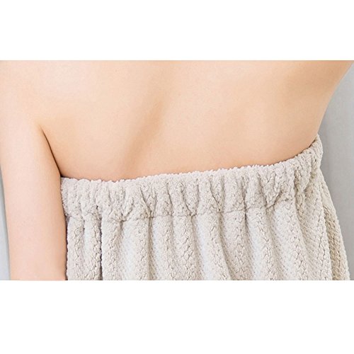 IBLUELOVER Toalla de Baño Mujer Dulce - Toalla de Baño Secado Rápido Albornoz de Baño Toalla de Playa Confortable Sauna Piscina Gym Fitness Viaje SPA Vestido de Baño Caqui