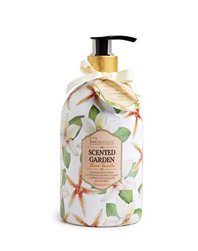 IDC INSTITUTE, Loción corporal scented garden-vainilla- 500 ml.