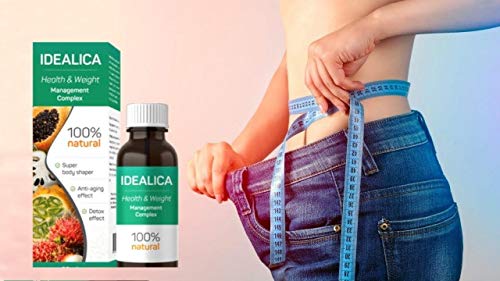 IDEALICA 100% Natural 20ml. Gotas Para Adelgazar Muy Rapido - Quemagrasas Potente Para Adelgazar - Antioxidante - Apto para veganos y vegetarianos - Sin gluten