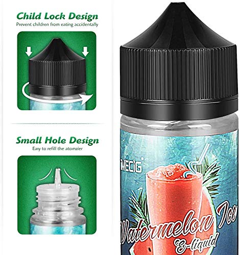 IMECIG 100ml E líquido Ice Sandía Liquido Vaper Para Cigarros electronicos 70/30 E Liquid Cigarrillo Electronico Premium Sabores Vapeador 0mg Nicotina