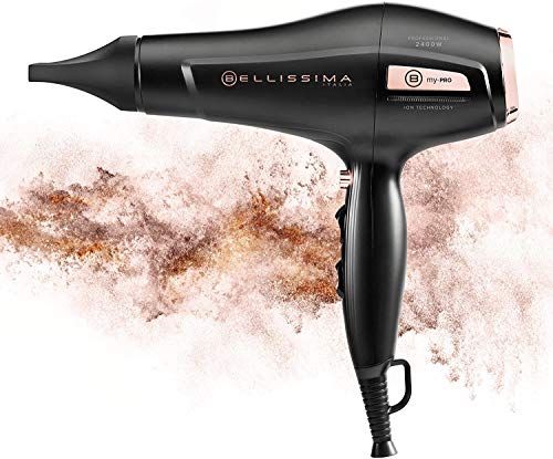 Imetec Bellissima My Pro P3 3400 - Secador de pelo con motor profesional AC, 2400W, Tecnología de iones, Rejilla de cerámica, Difusor y Concentrador