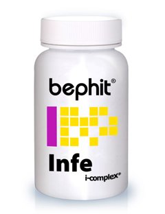 INFE ( Arándanos + Buchú + Nopal) BEPHIT - 30 cápsulas 490 mg