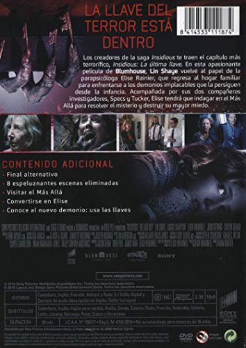 Insidious 4: La Ultima Llave [DVD]