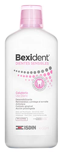 Isdin Bexident Dientes Sensibles Colutorio, Uso diario, Combate la hipersensibilidad dental 1 x 500 ml