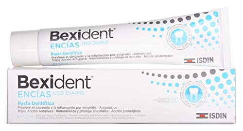 Isdin Bexident Encías Uso Diario Pasta Dentrífica, Previene el sangrado y la inflamación por gingivitis, Higiene bucal diaria 1 x 125 ml