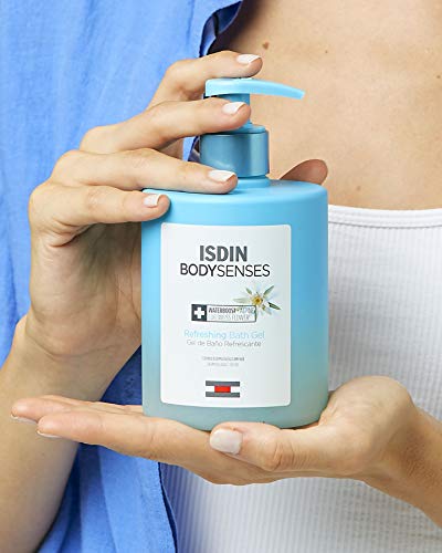 ISDIN BodySenses Gel de Baño, Gama Refrescante con Flor de Edelweiss Alpina, Hidrata tu piel de sensaciones - 500ml