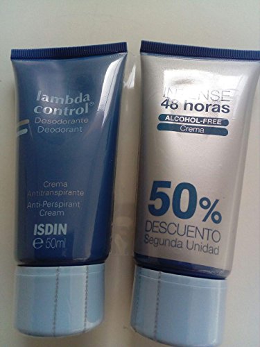 ISDIN Set de Lambda Control Desodorante Crema y Crema intensa para 48 horas - 50 ml.