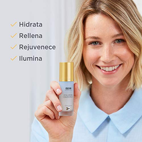 Isdinceutics Hyaluronic Concentrate, Sérum Facial Ligero y Ultrahidratante, con Ácido Hialurónico - 30ml