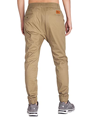 ITALY MORN Joggers Caqui Pantalones Trekking Hombre Skinny Fit S Caqui