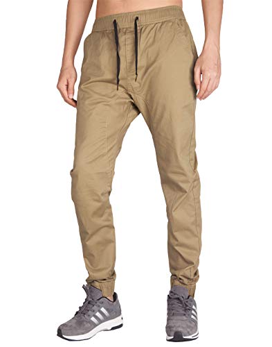 ITALY MORN Joggers Caqui Pantalones Trekking Hombre Skinny Fit S Caqui