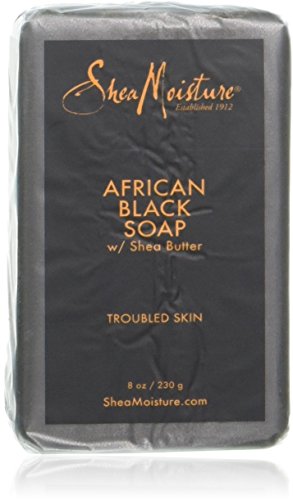 Jabón negro africano con manteca de karité, 8 oz (paquete de 2)