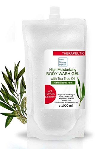 Jabón Ultra Hidratante Terapéutico con Aceite de Árbol de Té Purificante Anti hongos Anti Acné 1000 ml - Gel de Baño- Gel de Ducha