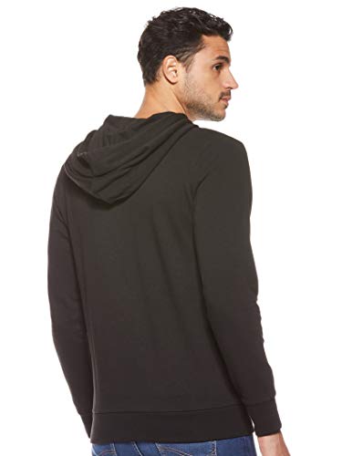 Jack & Jones Jjeholmen Sweat Zip Hood Noos Sudadera, Negro (Black), Large para Hombre