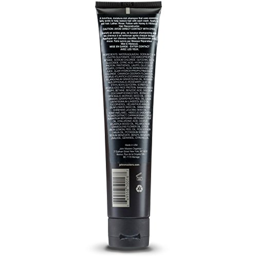 John Masters Organics - Champú Cuidado del Cabello Miel y Hibiscus - Recuperación - Hair Care Line 177 ml