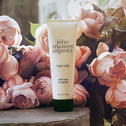 john masters organics Rose & Apricot Hair Milk - cremas para el cabello (Mujeres, Cabello dañado, Cabello seco, Hidratante, Protección, Brillo, Aqua (water), aloe barbadensis leaf juice*, glycerin, behentrimonium methosulfate, cetearyl alcohol,)