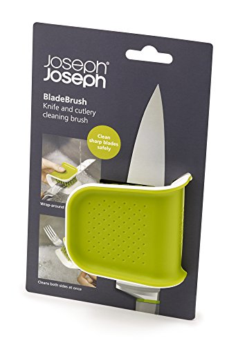 Joseph Joseph bladebrush Cuchillo y Limpiador de Cubiertos, de plástico, Verde