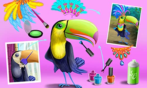 Jungle Animal Hair Salon - Juego de corte y peinado y moda para niños