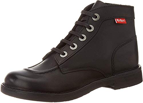 Kickers Kick Col, Botas Slouch Unisex Adulto, Negro Noir Vernis Perm 83, 41 EU