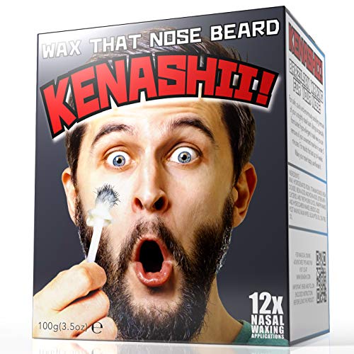 Kit de cera de nariz, 100 g de cera, 24 aplicadores. El kit de depilación original y mejor para la nariz de Kenashii.12 aplicaciones, 12 toallitas de bálsamo para encerado, 12 protectores para bigotes