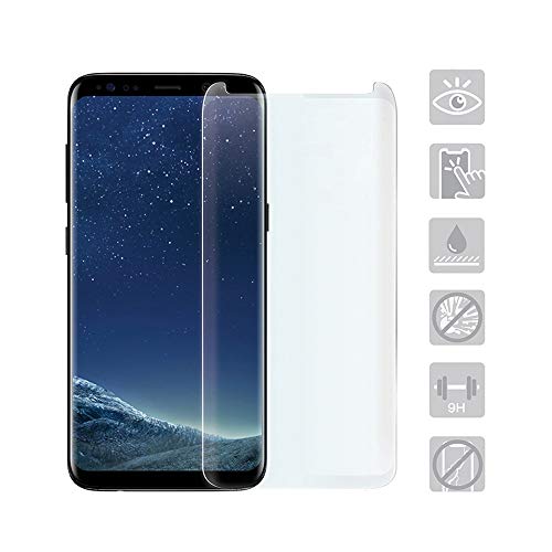 KSTORE365 Cristal Templado Samsung S9 Plus, Protector de Pantalla Samsung s9 + Vidrio Templado con [Kit UV] [3D Curvo] para Samsung Galaxy S9+