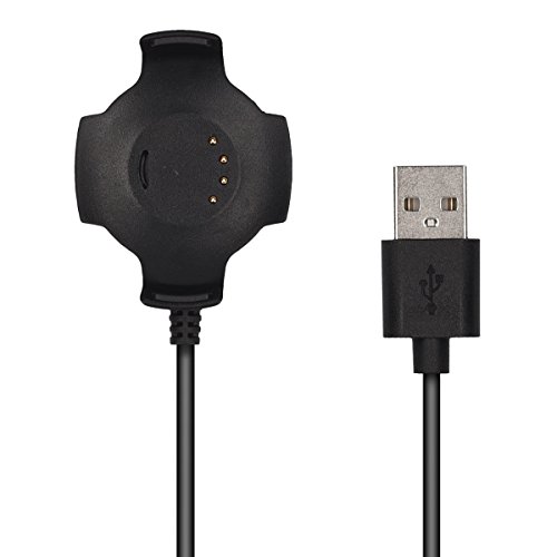 kwmobile Cable de Carga Compatible con Xiaomi Huami Amazfit - Conector USB con Base de conexión para Fitness Tracker y smartwatch