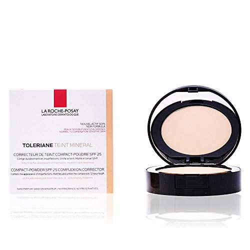 La Roche Posay-Phas (L'Oreal) Toleriane Teint Mineral Compact Corrector Base en polvo - Beige claro (11 Beige claro) 9.5 gr