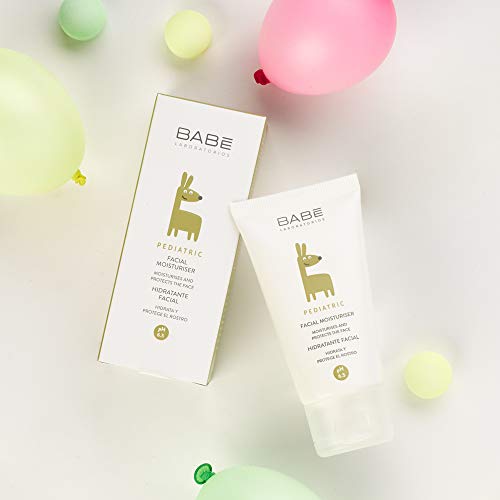 Laboratorios Babé - Crema Facial Hidratante Pediátrica 50 ml |Adaptada al PH del Lagrimal, Uso Diario, Piel Sensible y Delicada, Para Bebé, Para Niño, Para Niña, Cuidado Infantil