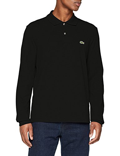 Lacoste L1312 Polo, Negro (Noir), L (Talla del fabricante: 5) para Hombre