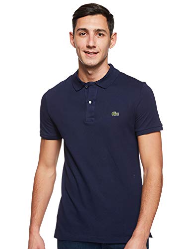 Lacoste PH4012, Polo Para Hombre, Azul (Marine), Medium (Talla del fabricante: 4)