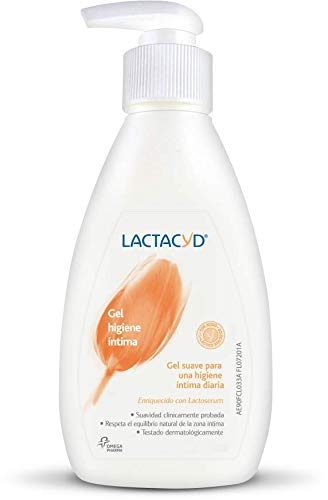 Lactacyd Íntimo, Gel de Higiene Íntima Diario, PH Equilibrado, sin Jabón, Baño y Ducha - 200 ml