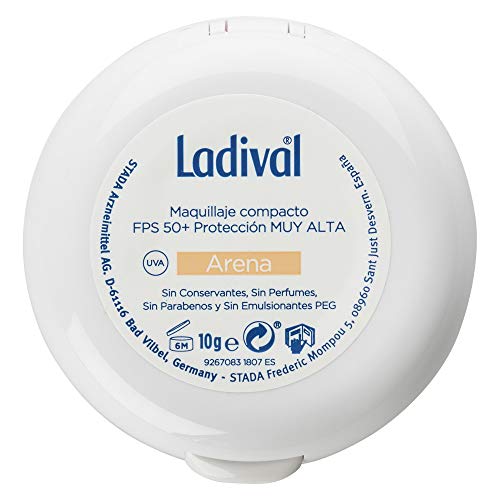 Ladival Maquillaje Compacto - Oil Free - FPS 50+, Color Arena