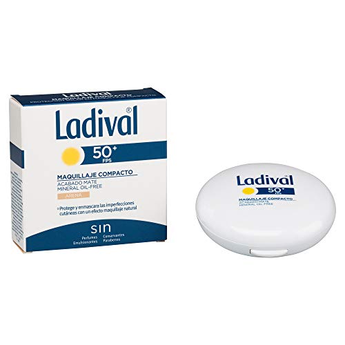 Ladival Maquillaje Compacto - Oil Free - FPS 50+, Color Arena