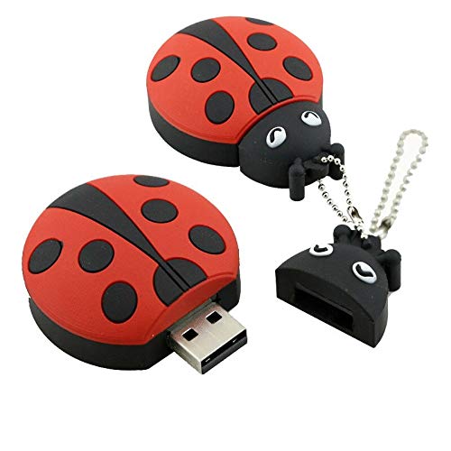 Ladybug USB Flash Drive Beetle Regalo Memory Stick Pendrive Ladybird Pen Drive Personalizado