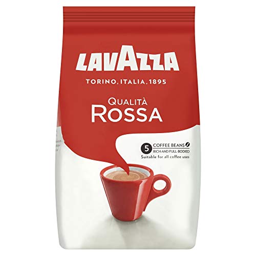 Lavazza Café en Grano Espresso Qualità Rossa, Paquete de 1 Kg