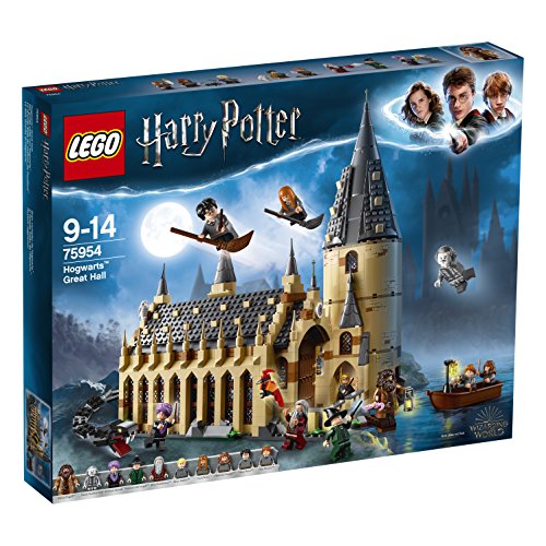 LEGO 75954 Harry Potter Gran Comedor de Hogwarts - Juguete de Construcción, con Minifiguras de Harry Potter