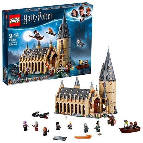 LEGO 75954 Harry Potter Gran Comedor de Hogwarts - Juguete de Construcción, con Minifiguras de Harry Potter