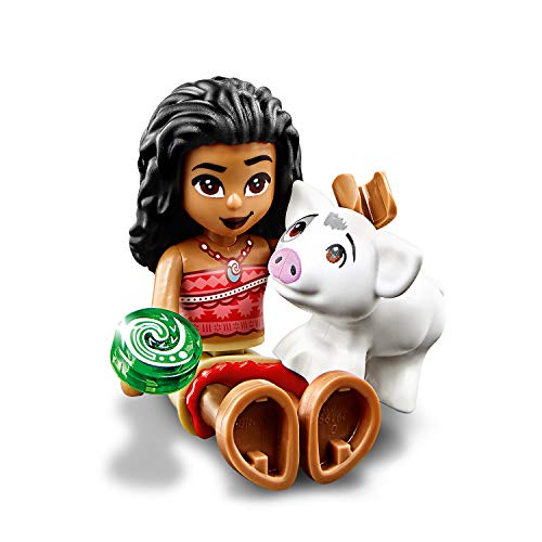 LEGO Disney Princess - Aventura Oceánica de Vaiana Juguete de Construcción Creativo de la Película, con Muñecas de Vaiana y Púa, Contiene una Canoa y otros Elementos, a Partir de 6 Años (43170)