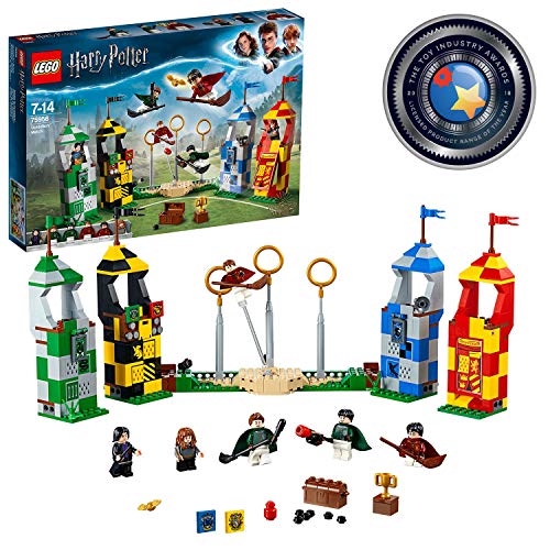 LEGO Harry Potter - Partido de Quidditch, Set de Construcción de Juguete del Deporte de Hogwarts (75956)