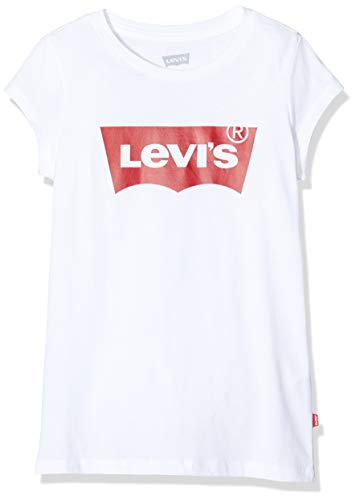 Levi's Kids Lvg Ss Batwing Tee Camiseta Niñas Red / White 16 años