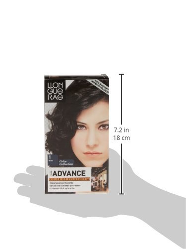 Llongueras Advance Tinte de Cabello Permanente Tono #1 Negro