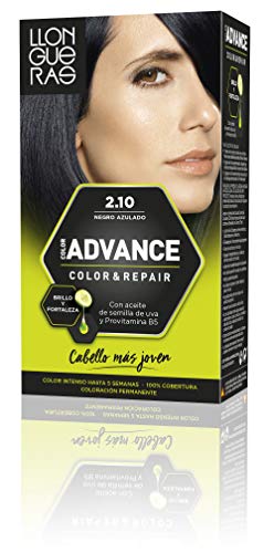 Llongueras Advance Tinte de Cabello Permanente Tono #2.10 Negro Azulado