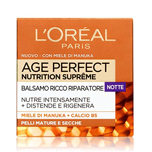 L'Oréal - Age Perfect Nutrition Supreme - Crema nutritiva de noche para piel madura - 50 ml