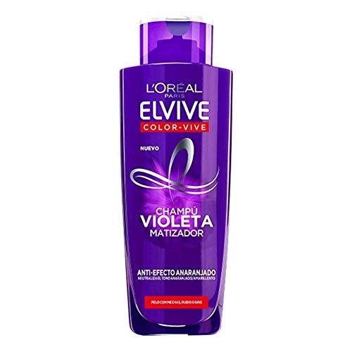 L'oreal Elvive Champú 200 Ml Purple, 1 Unidad